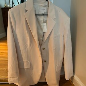 Oversized cream Banana Republic blazer NWT